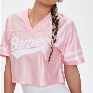 Barbie Varsity Crop Jersey